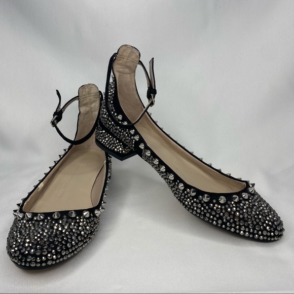 Zara Cruise Collection Studded Ballerina Flats - Picture 14 of 15
